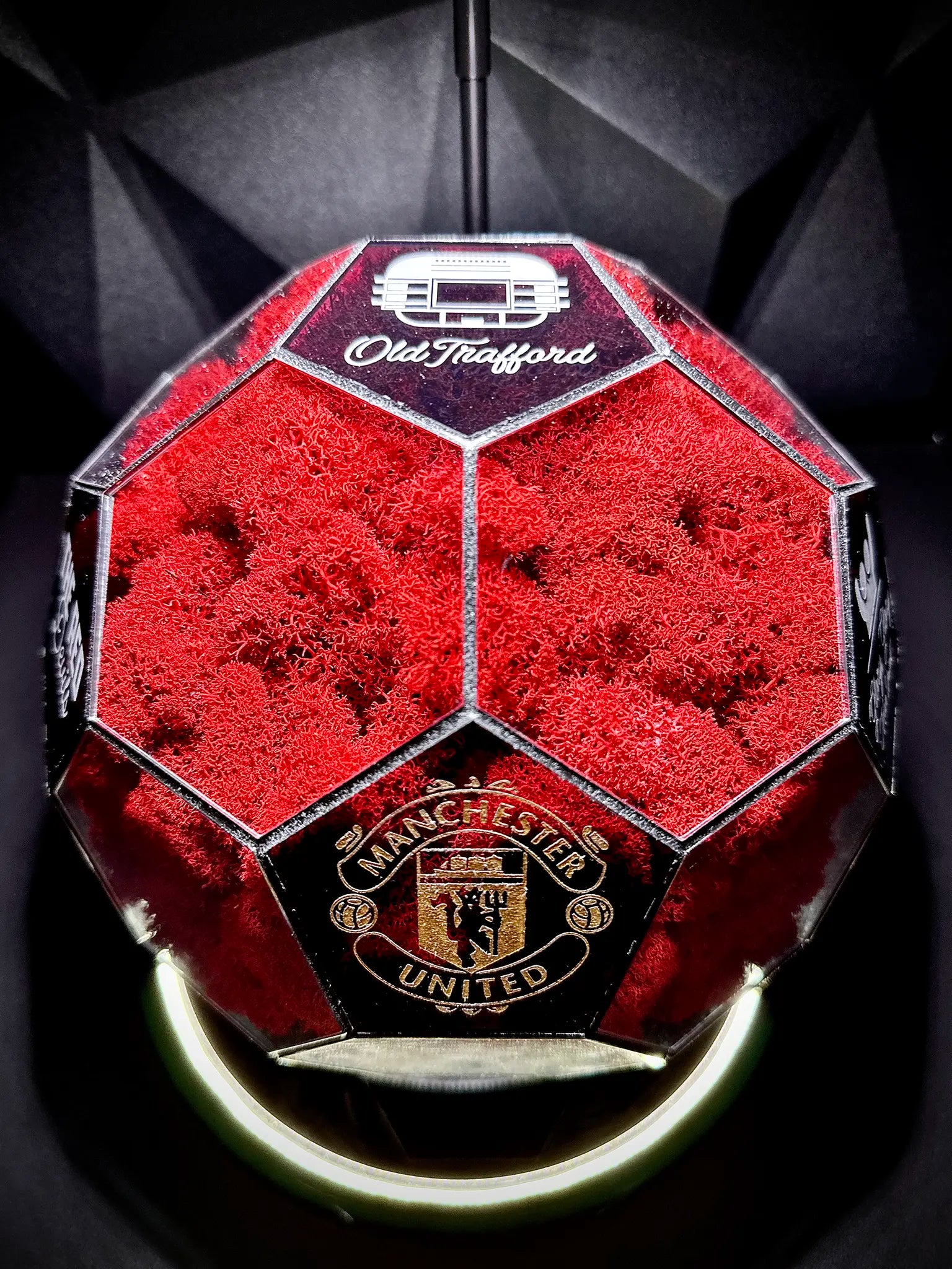 Manchester United F.C. ball (red/black)