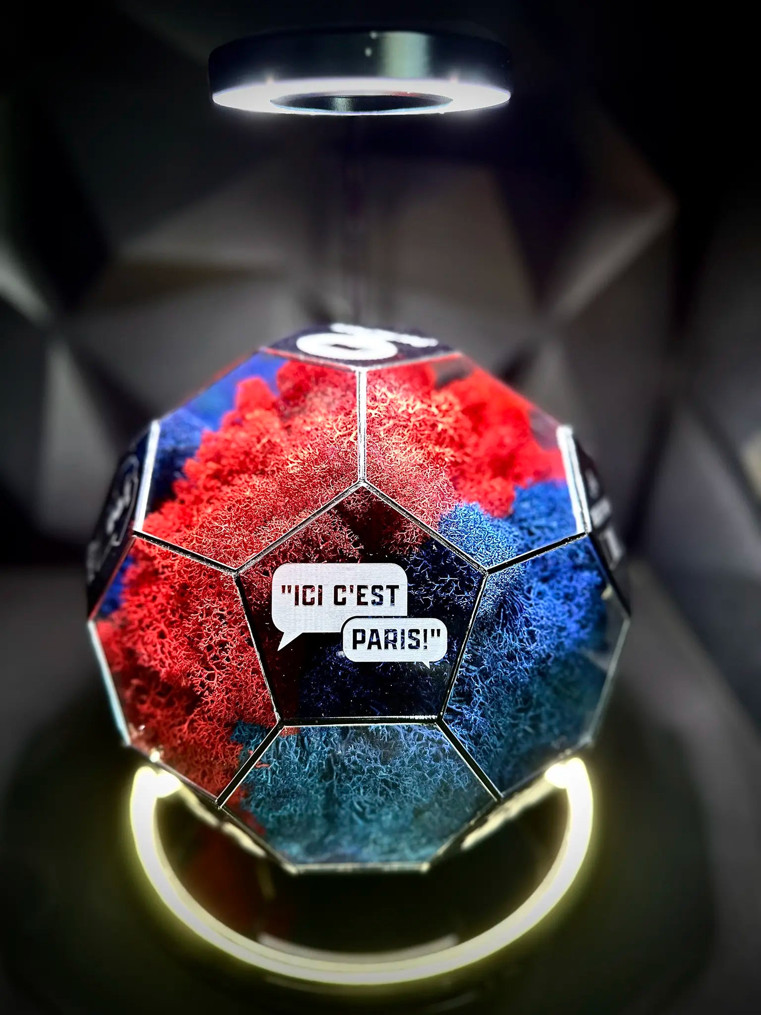 Paris Saint-Germain F.C. ball (red/blue)
