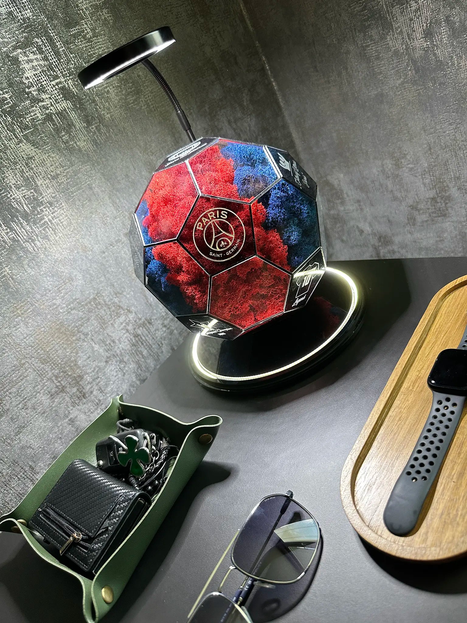 Paris Saint-Germain F.C. ball (red/blue)