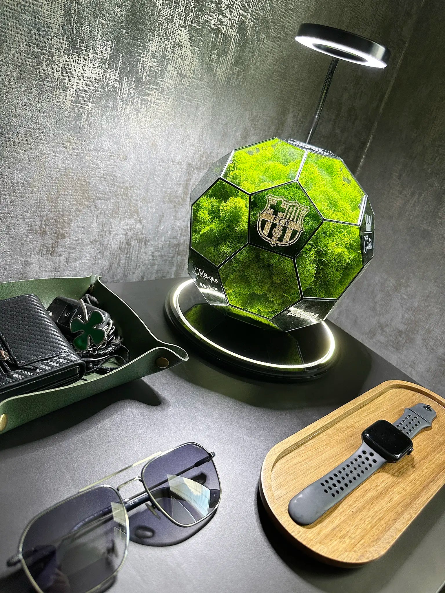 FC Barcelona ball (grass green)