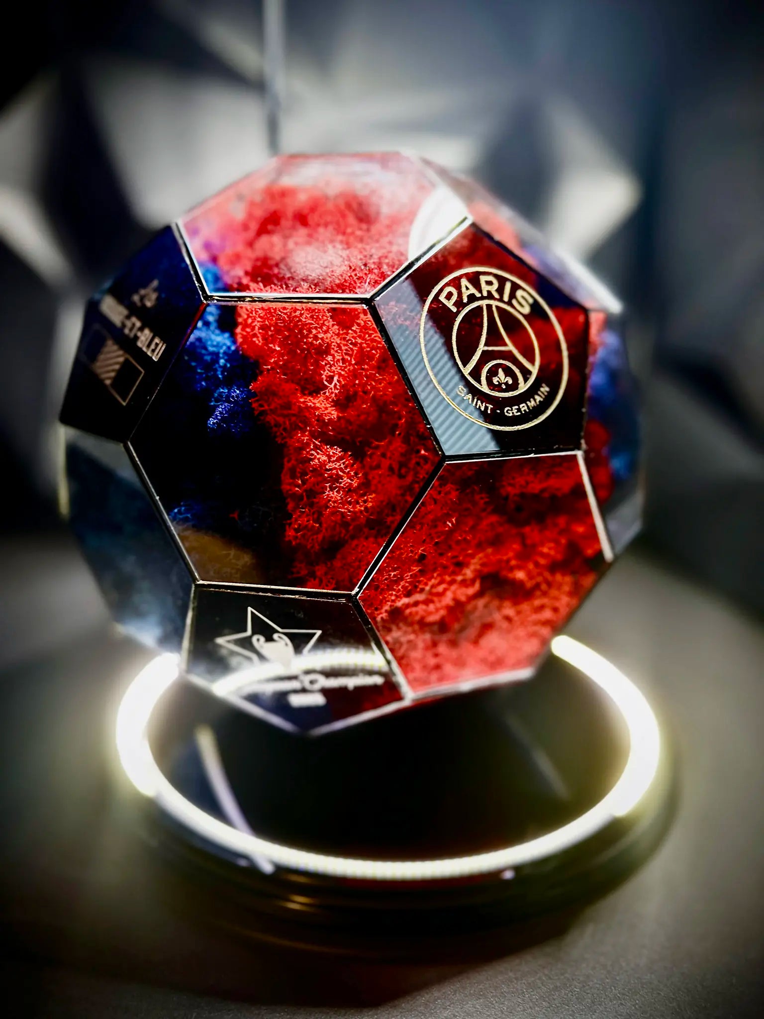 Paris Saint-Germain F.C. ball (red/blue)